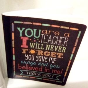 Eco Friendly Teacher lined Note Book